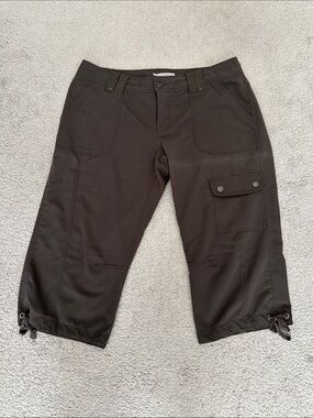 Maurices Chocolate Brown Capris with Cargo Pocket